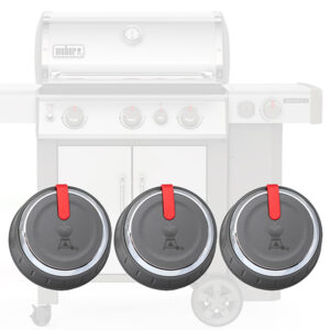 Weber Ersatzteil Drehknopf für Genesis II Set 3 Stück Art.Nr. 66047