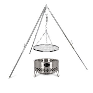 Petromax Feuerschale Tyropit Set inkl. Dreibein und Rost