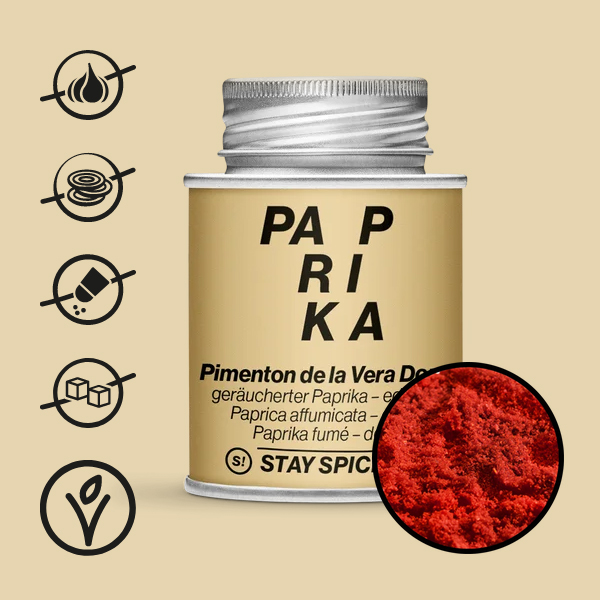 Stay Spiced Gewürz Paprika - geräuchert, edelsüß - 90g Schraubdose Art.Nr.: 50155xM – Bild 2
