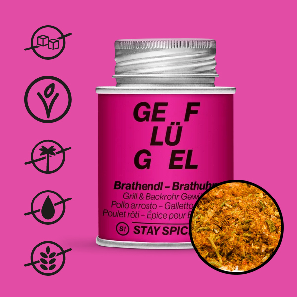 Stay Spiced Gewürz Geflügel Brathuhn 70 g Schraubdose Art.Nr.: 60009xM – Bild 2