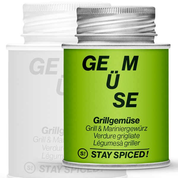 Stay Spiced Gewürz Grill Gemüse 90 g Schraubdose Art.Nr.: 62007xM