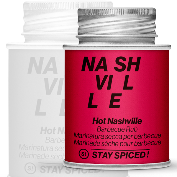 Stay Spiced Gewürz Hot Nashville by Tom Heinzle - 90g Schraubdose Art.Nr. 62034xM