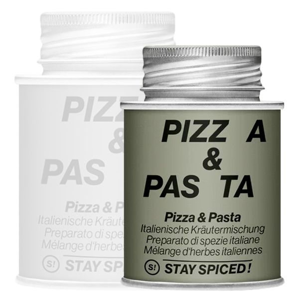 Stay Spiced Gewürz Pizza und Pasta Kräuter 90 g Schraubdose Art.Nr. 63011xM
