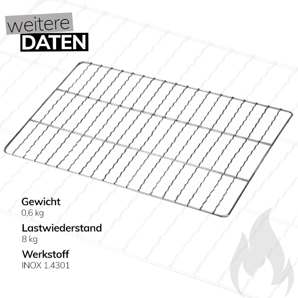 Borniak Zubehör Grillgitter Verstärkter Grill Rost für Räucherofen 150 Art.Nr. PWH-150 – Bild 3