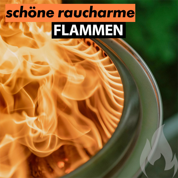 Flame Engine Edelstahl Feuerschale rauchfrei Buddy Deluxe 50cm Art.Nr. FEBUDELUXE50 – Bild 2