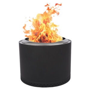 Flame Engine Feuerschale rauchfrei Buddy Tiger Schwarz Edelstahl 50cm Art.Nr. FETIGER50BL