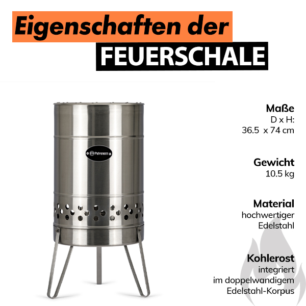 Petromax Feuertonne Pyron Art.Nr. PYRON-PX – Bild 2