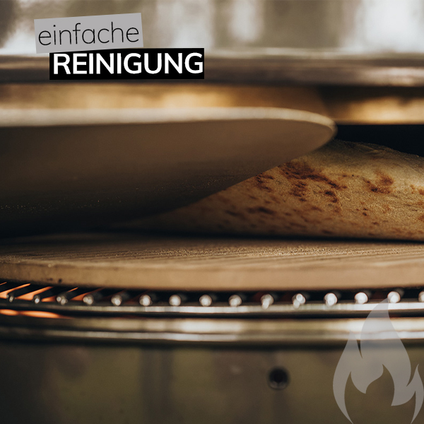 Moesta BBQ Zubehör Pizzastein mit Logo 36.5 cm rund Art.Nr. 10373 – Bild 4