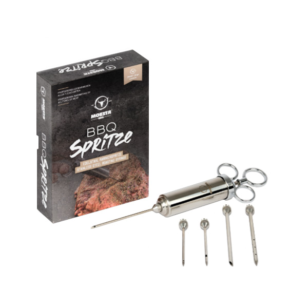 Moesta BBQ Zubehör Spritze Injektor No.1 mit 5 Nadeln Art.Nr. 10396