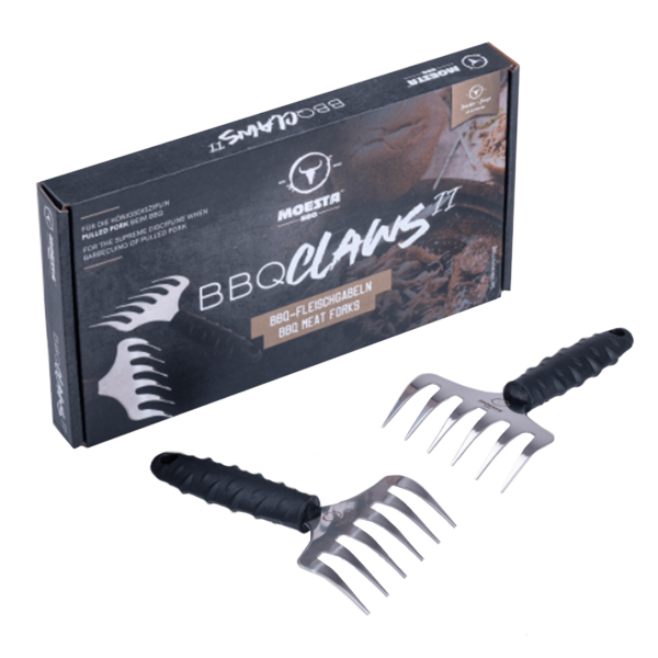 Moesta BBQ Zubehör Meat Claws "Pulled Pork Krallen" Edelstahl Art.Nr. 19231