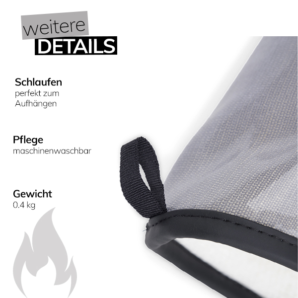 Moesta BBQ Zubehör HeatPro Gloves Hitzehandschuhe Silikon Art.Nr. 19832 – Bild 3