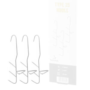 Borniak Zubehör Räucherhaken Edelstahl Typ 25 cm (3 Stück) Art.Nr. HW-25/3