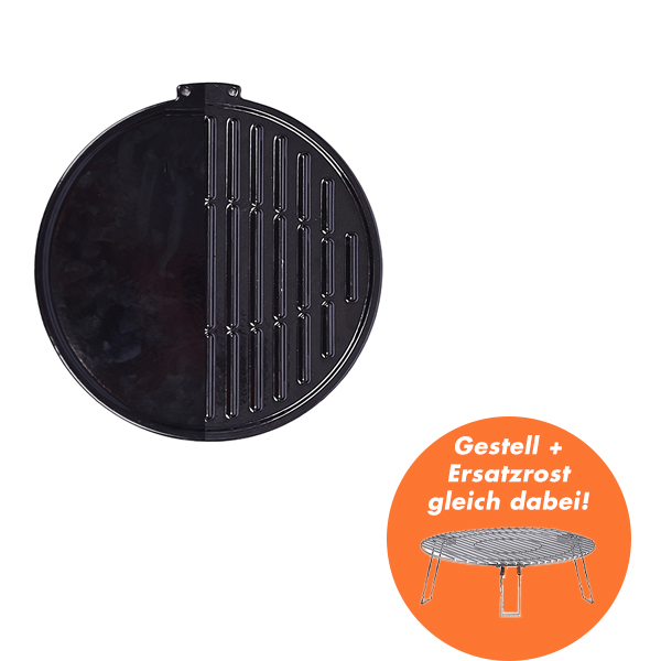 Flame Engine Zubehör Wendbare Gusseisen Platte (Ersatz für Edelstahl-Rost) Art.Nr. FECIPLATE