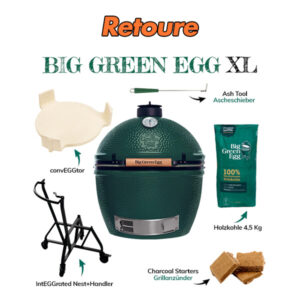 Big Green Egg Keramikgrill Starterset XLarge mit Art.Nr. AXLHD3 - RETOURE