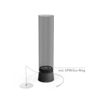 Höfats Tischfeuer Spin Air 900 All Black Art.Nr. 01039