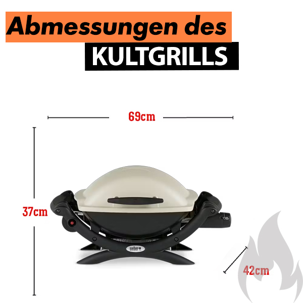Weber Gasgrill Q 1000 Titan Art. Nr. 50060079 – Bild 4