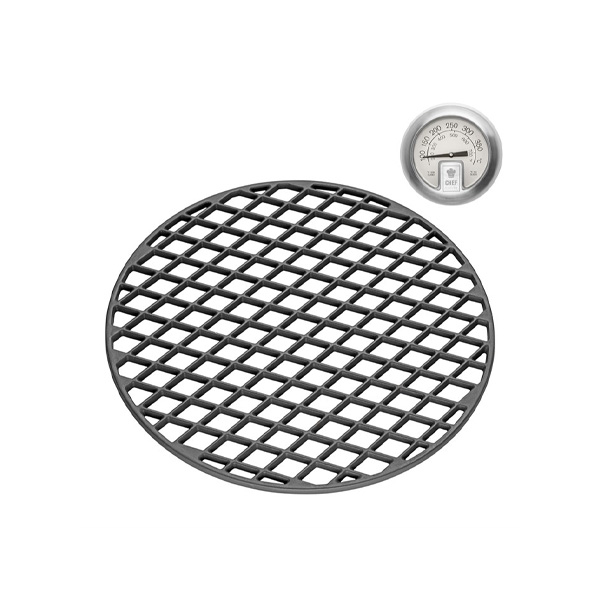 Outdoorchef Zubehör Set Gusseisenrost Diamond und Thermometer Serie 480 Art.Nr. 18.212.06