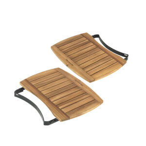 Big Green Egg Zubehör Seitentische aus Akazienholz für Modell Medium Art.Nr. 120670