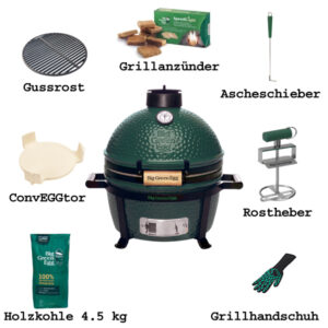 Big Green Egg Starter Set Keramikgrill MiniMax Deal inkl. Zubehör Art.Nr. AMXHD3