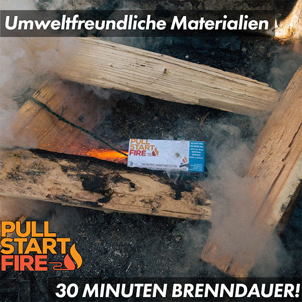 Pull Start Fire Camping Zubehör Kamin, Feuer und Grill Anzünder 3er Pack GS005 – Bild 7