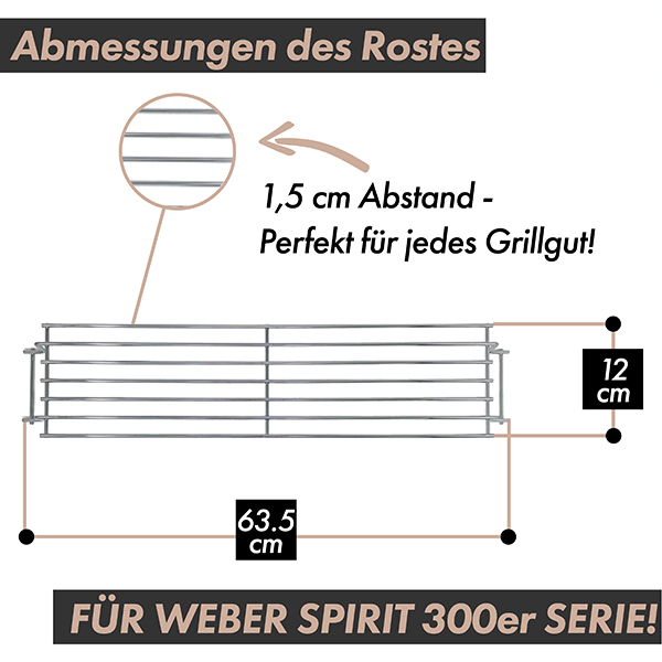 grillshop.at Weber Ersatzteile Premium-Schnäppchen-Set für die Spirit 300er Serie Art.Nr. GS025 ist GS015-GS022-GS013-GS016 – Bild 4