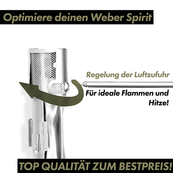 grillshop.at Weber Ersatzteil Brenner für Spirit 300er Serie inkl. Schrauben Art.Nr. GS013 / 69788 – Bild 4