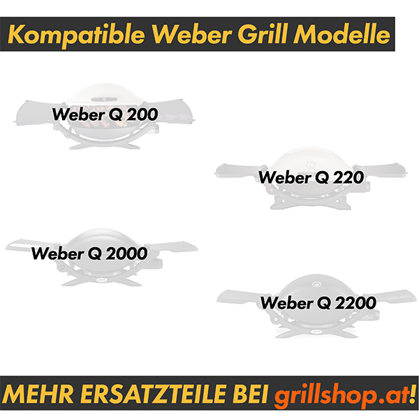 grillshop.at Weber Ersatzteil Brenner für Q200 Q2000 Q220 Q2200 Serie Art.Nr. GS012 / 66598 – Bild 4
