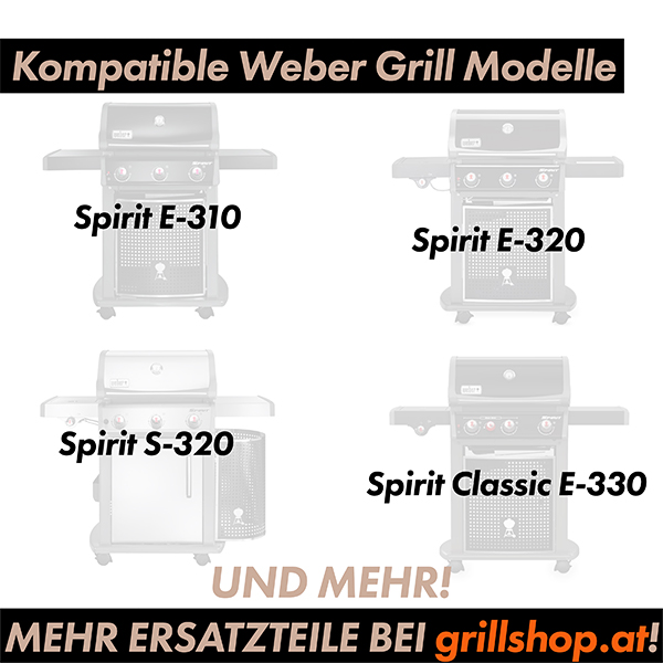 grillshop.at Weber Ersatzteil Flavorizer Bars aus Edelstahl für Spirit 300er Serie Art.Nr. 69798 / GS015 – Bild 3