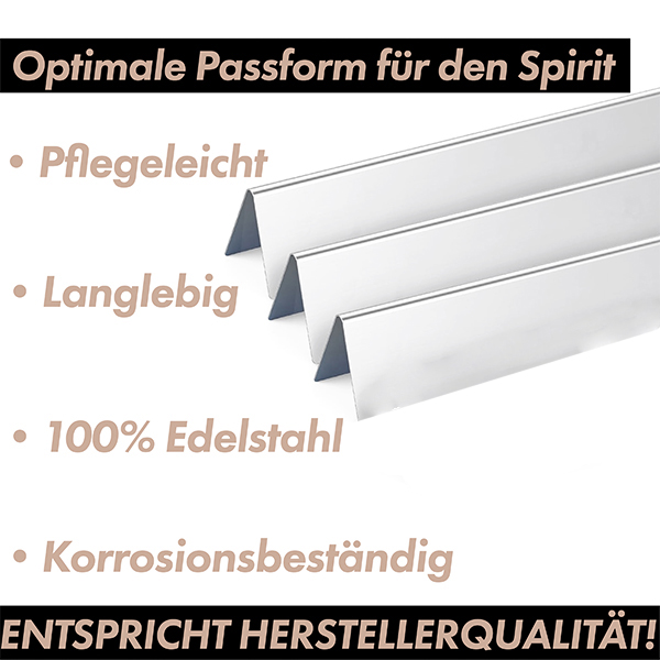grillshop.at Weber Ersatzteil Flavorizer Bars aus Edelstahl für Spirit 200er Serie Art.Nr. GS023 – Bild 6