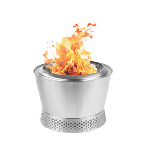 Flame Engine Feuerschale rauchfrei Vulcano Yellowstone Edelstahl 38cm Art.Nr. FEYELLOW38