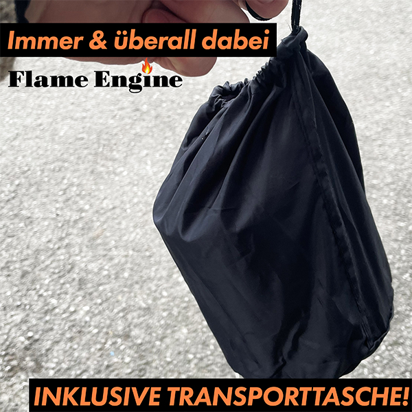 Flame Engine Feuerschale rauchfrei Little Buddy Silver Edelstahl Tischfeuer 13cm Art.Nr. FELBSILV13 – Bild 6