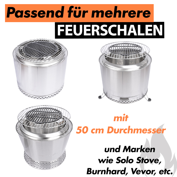 Flame Engine Einsatz für Grillrost (separat erhältlich) - Gusseisen Rost Art.Nr. FECIGRID – Bild 2