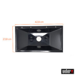 Weber Ersatzteil Fettwanne Stahl emailliert für Spirit vor 2011 E210 Modelle und Genesis / Spirit Silver A Art.Nr. 99251