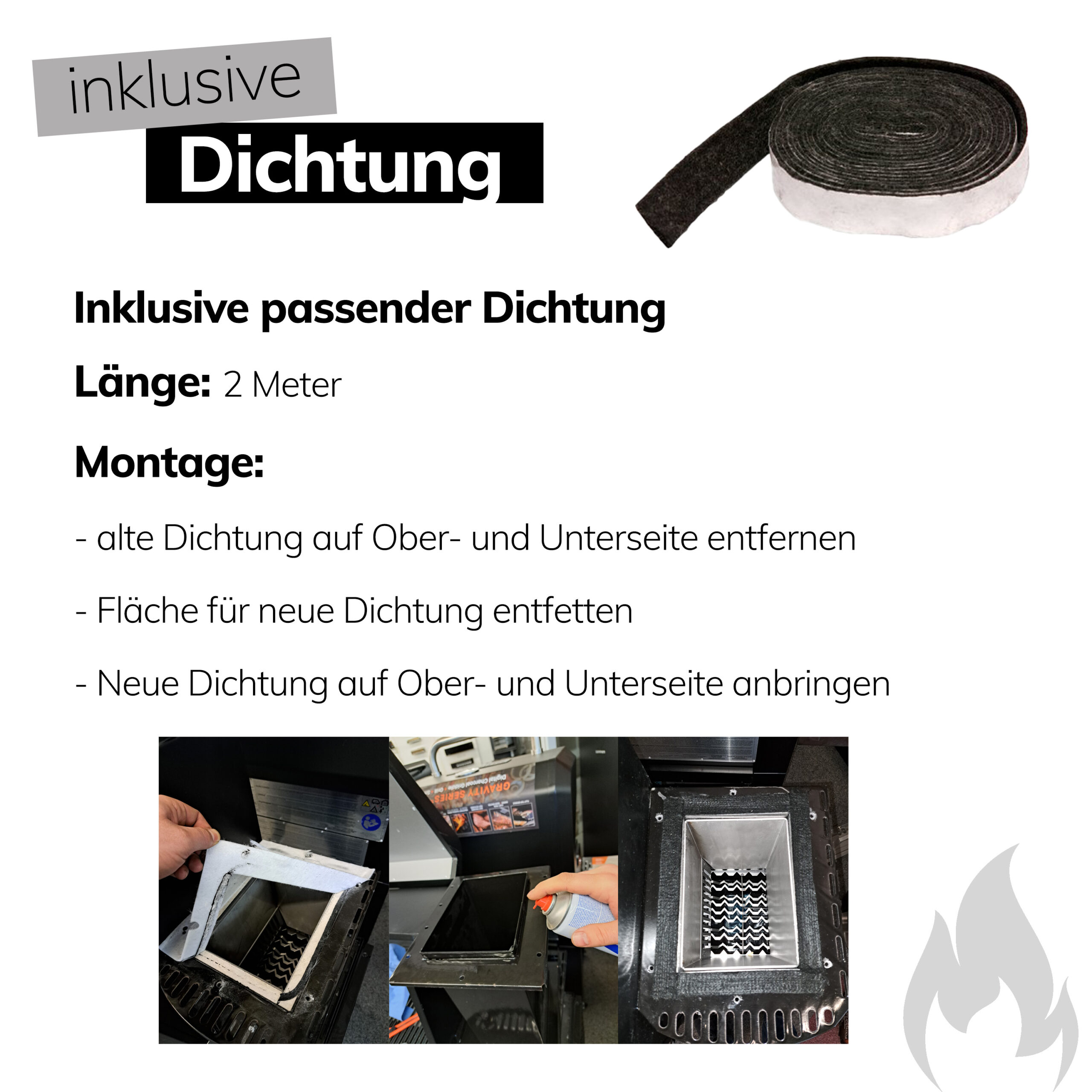 Grillshop.at Ersatzteil Edelstahleinsatz für Masterbuilt Gravity Series 560, 800, 1050 inkl. Dichtung Holzkohlegrill Smoker Grill Zubehör Artikelnummer GS001 – Bild 6