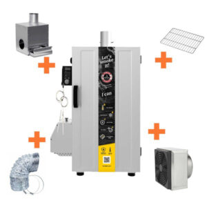 Borniak Räucherofen INOX WIFI 70 Art.Nr. inkl. Kaltrauchpaket BBDSW-70 mit Stromadapter Schweizer Ausführung