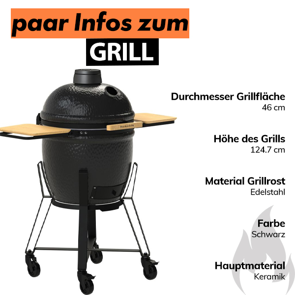 Outdoorchef Keramikgrill BBQ EGG 460 Art.Nr. 18.125.45 – Bild 2