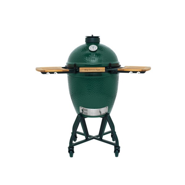 Big Green Egg Keramikgrill Large mit Nest und Akazienseitentische Art.Nr. 117632