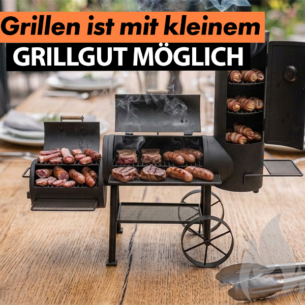 Cactus Jack Chuckwagon Mini Smoker 50 x 48 x 16 cm 9.3 kg – Bild 2