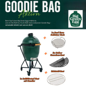 Big Green Egg LARGE Starter-Set 2026 mit zwei halbrunden Gussrosten Art.Nr. ALHD4