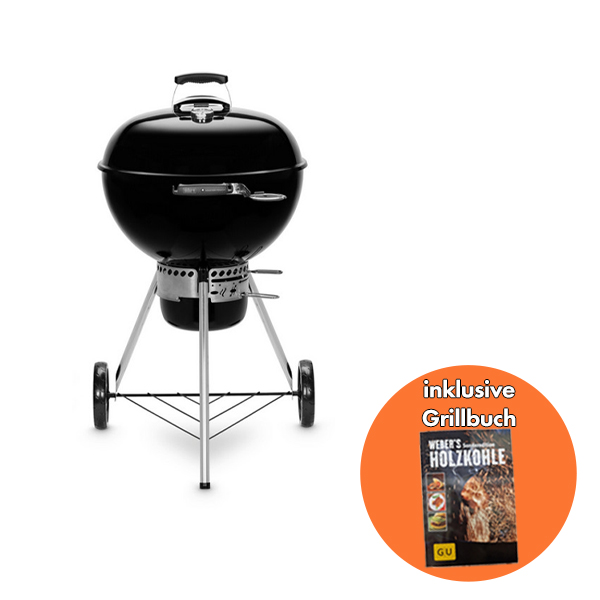 Weber Master Touch Holzkohlegrill E-5750 BLK Art.Nr.14701004 inkl. Weber´s Buch Holzkohle